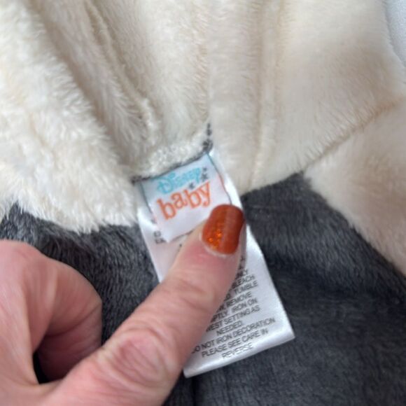 Disney Minnie Mouse Fuzzy Jumpsuit. Size 6/9 Months. - Picture 5 of 9